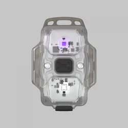 Armytek Crystal Wuv Grå / Vit & Ultraviolett / 150 Lm & 325 Mw (365 Nm) / Pannband / Nyckelband / Inbyggt Li-pol-batteri - Pandelampe