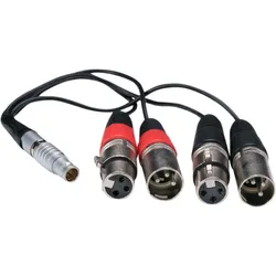 Atomos XLR (ingång/utgång) Balanserad XLR breakout-kabel - Ledning