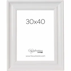 Focus Charleston Vit 30x40 - Ramme Focus Charleston Vit 30x40 - Ramme