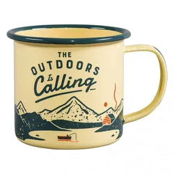 Gentlemen's Hardware Emaljekrus Yellow Outdoors Friluftslivet kallar