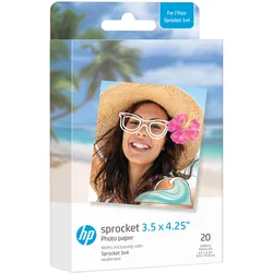 HP Sprocket Zink-papper 3,5x4,25 20-pack - Tillbehör till kameror