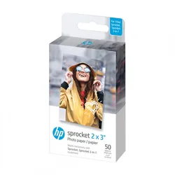 HP Zink Papper Sprocket Luna 50 Pack 2x3'' - Tillbehör för foto