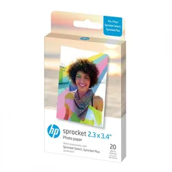 HP Zink Paper Sprocket Select 20-pack 2,3x3,4'' - Fototillbehör