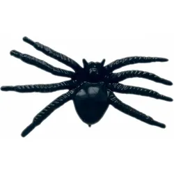 Spindel Plast 5 cm - Svart (Spindel 5 cm Svart) - Dekorationer