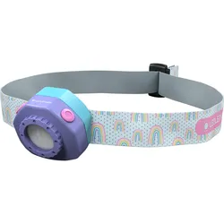 LEDLenser KIDLED4R Uppladdningsbar pannlampa för barn - Lila