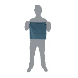 Lifeventure handduk i återvunnen mjukfiber för vandring, blå, Poc - Håndklæde