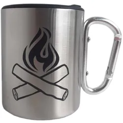 Luckies of London - Happy Camper-mugg Silver