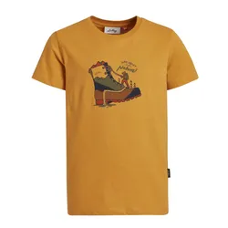 Lundhags Fulu Climbing T-shirt Jr - Gold - Str. 122/128 - T-shirt