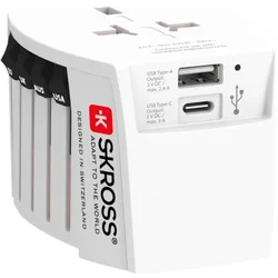 MUV World Travel-adapter, USB A&C - Adapter