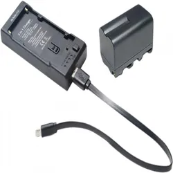 Nanlite KIT. NANLITE BATTERI 4500MAH NP-F MED/CN-58 LADDARE - Batteri Nanlite KIT. NANLITE BATTERI 4500MAH NP-F MED/CN-58 LADDARE - Batteri