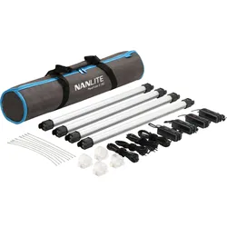 Nanlite Pavotube II 15C LED RGBWW rörbelysning 4-lamps kit  Diverse