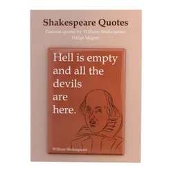 Ohlsson & Lohaven Magnet Shakespeare Helvetet är - Magnet