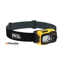 PETZL SWIFT RL - Svart, gul - Pandalampa