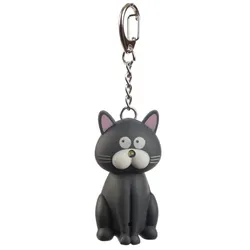 Puckator Cat Keychain Ljus med ljud - Svart - Ficklampa Puckator Cat Keychain Ljus med ljud - Svart - Ficklampa