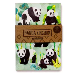 Puckator Panda Kingdom Anteckningsbok A5 av återvunnet papper - Notesbog Puckator Panda Kingdom Anteckningsbok A5 av återvunnet papper - Notesbog