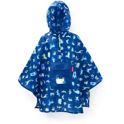 Reisenthel Mini Maxi Poncho M Kids Abc Friends Blå - Poncho