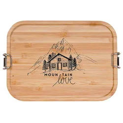Roadtyping lunchlåda i stål 1200 ml - Mountain Love