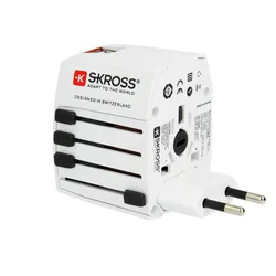 Skross Muv Adapter med 2xa Usb-port - Adapter