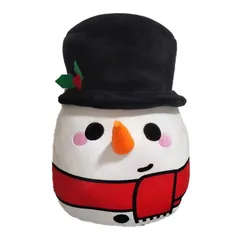 Squidglys Christmas Festive Friends Snögubben Cole plyschleksak - Bamse