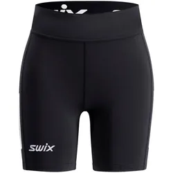 Swix Pace Halvtights med hög midja W - Svart - Str. M - Shorts