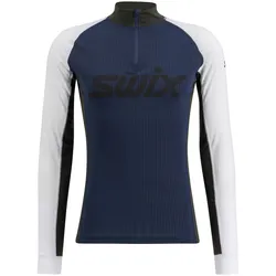 Swix Racex Classic Half Zip M - Dark Navy/Bright White - Str. M - Undertröja