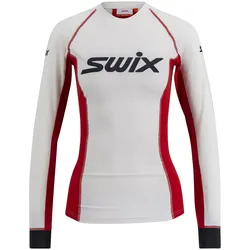 Swix Triac Dry Breathe Långärmad W - Ljusvit/Swix Röd - Storlek. XL - Undertröja
