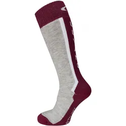 Ulvang Active Knee Jr - Fig/Grey Melange - Storlek 31-33 - Strumpor