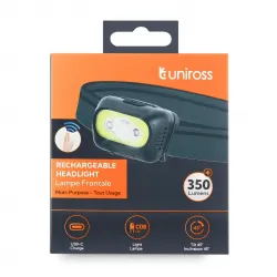 Uniross ProLite laddningsbar pannlampa - 350 lumen - pannlampa lampa